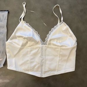 Summer/spring cropped blouse size small